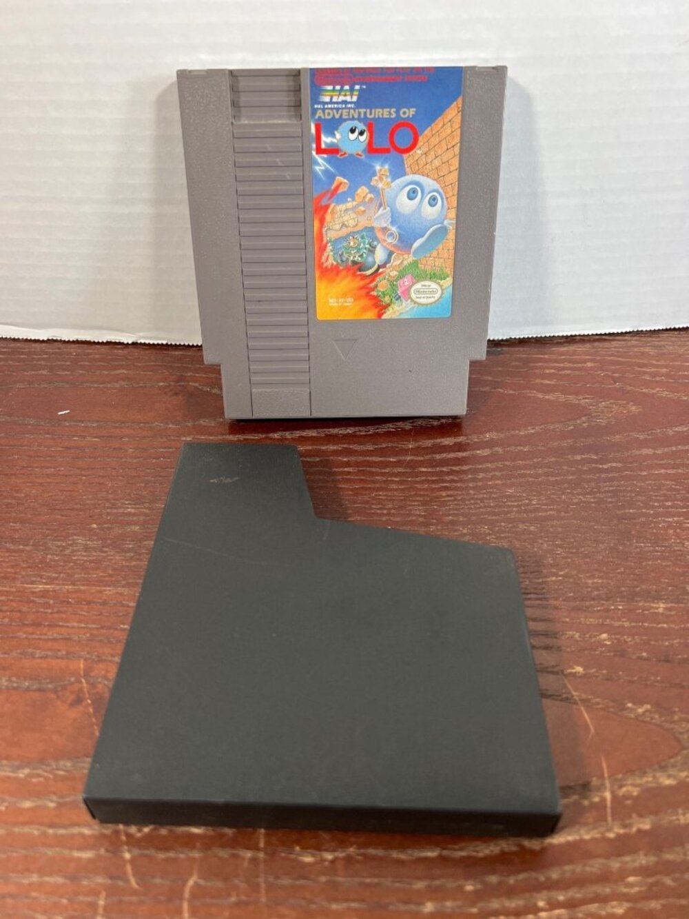 Adventures Of Lolo NES Game Cartridge With Dust Sleeve Tested Working 1989